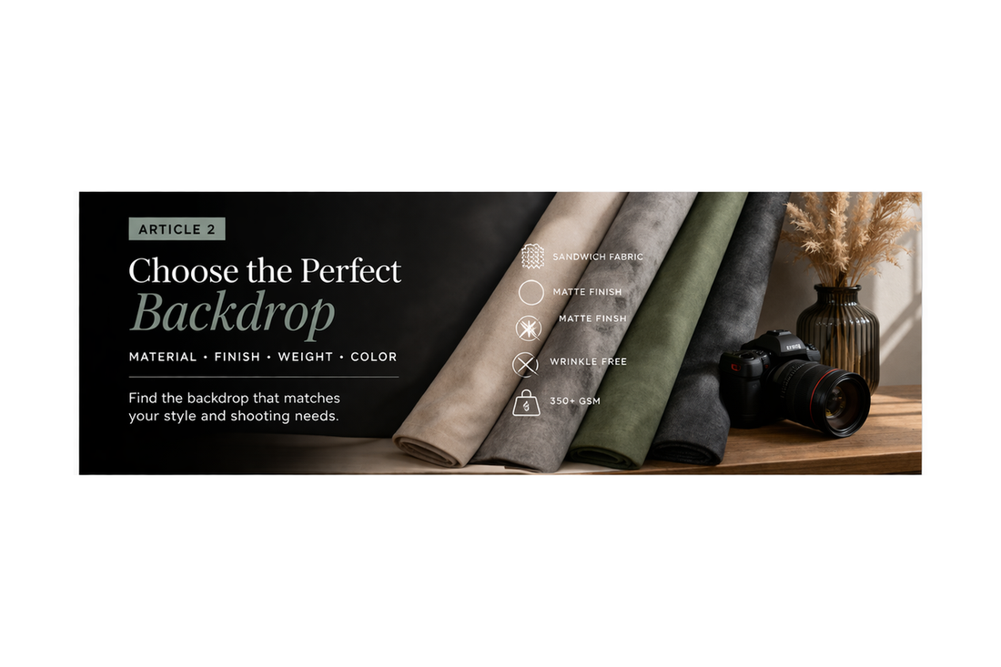 How to Choose the Perfect Studio Backdrop for Stunning Photos & Videos
