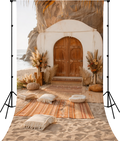 Rustic Desert Oasis Beach Backdrop