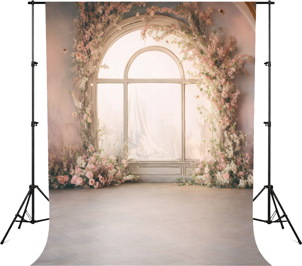 Romantic Spring Bloom Studio Background