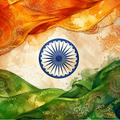 Patriotic Indian Tricolor Independence Day Photography Backdrop
