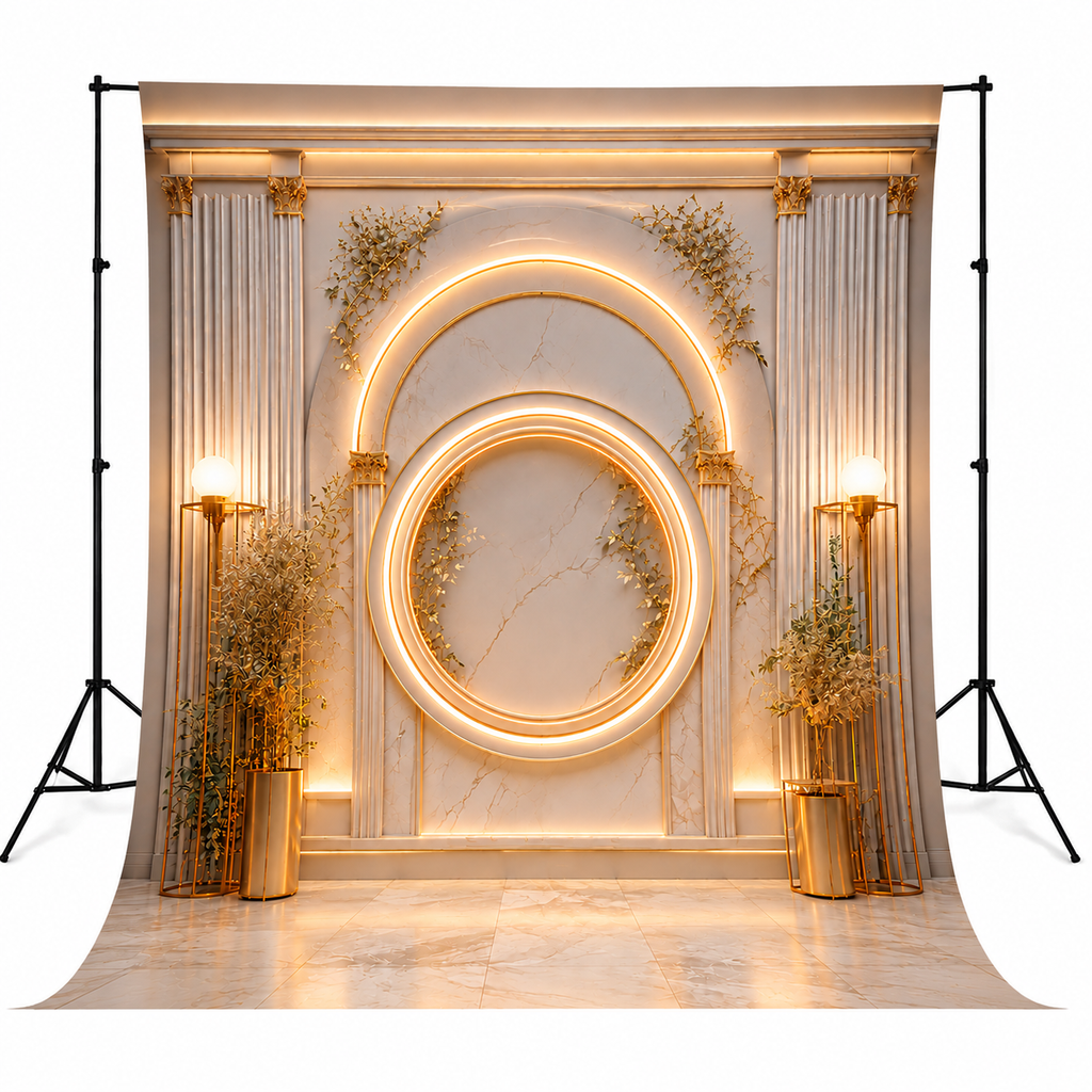 Golden Halo Luxe Backdrop