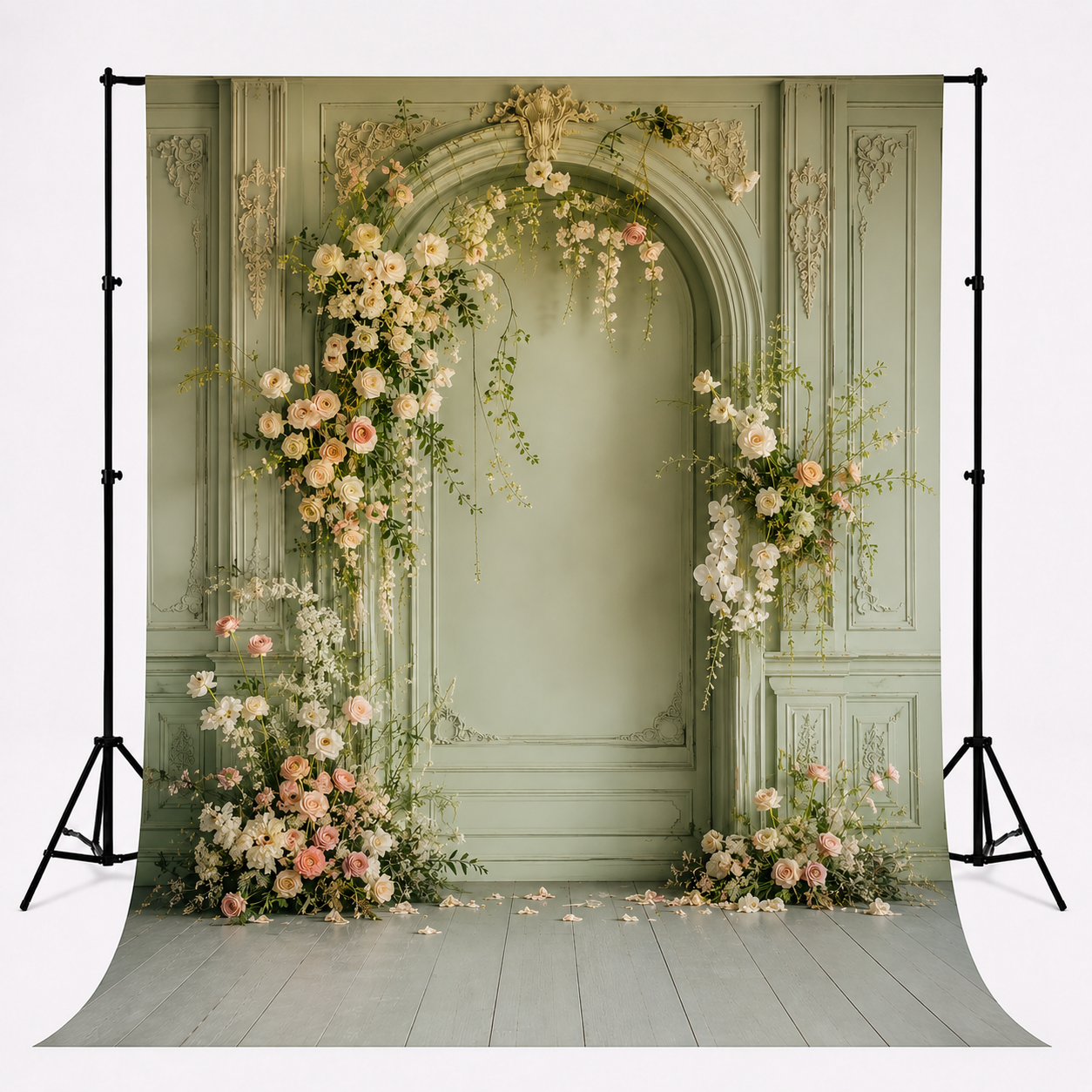 Elegant Vintage Garden Photography Background