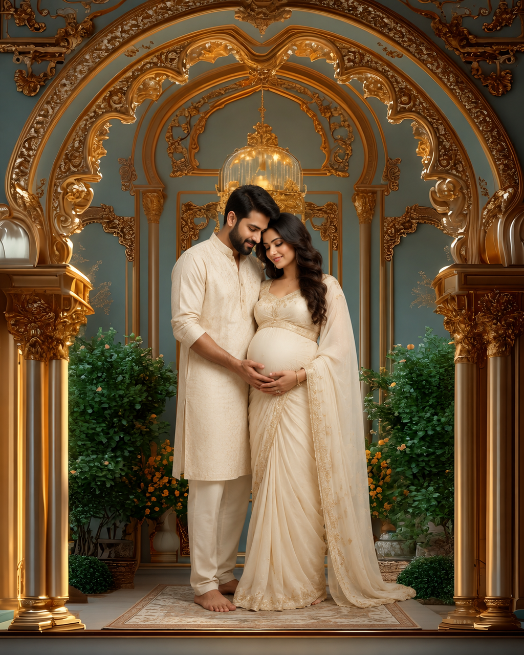Royal Palace Archway Maternity Backdrop