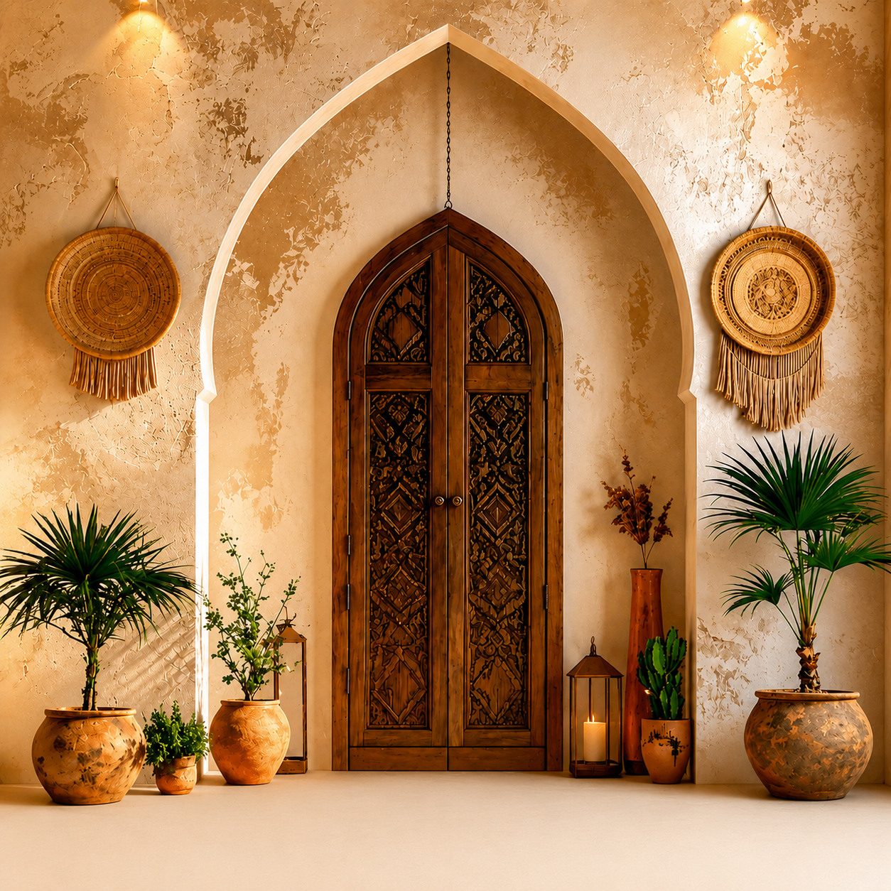 Moroccan Archway Boho Luxury Backdrop