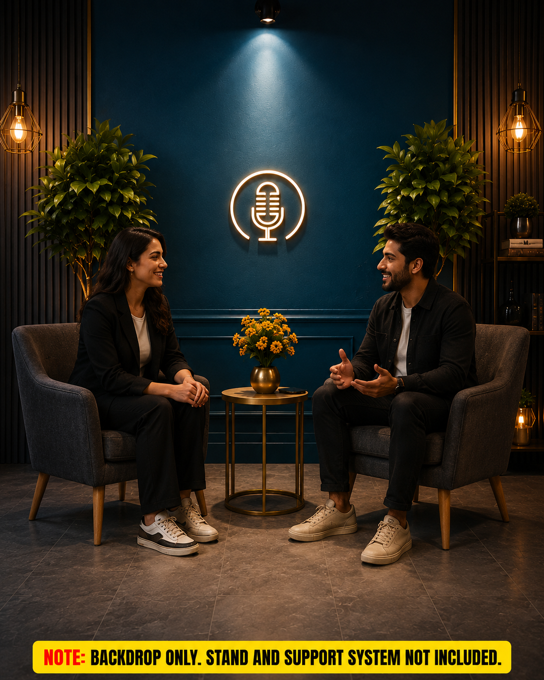 Luxury Podcast Studio Setup