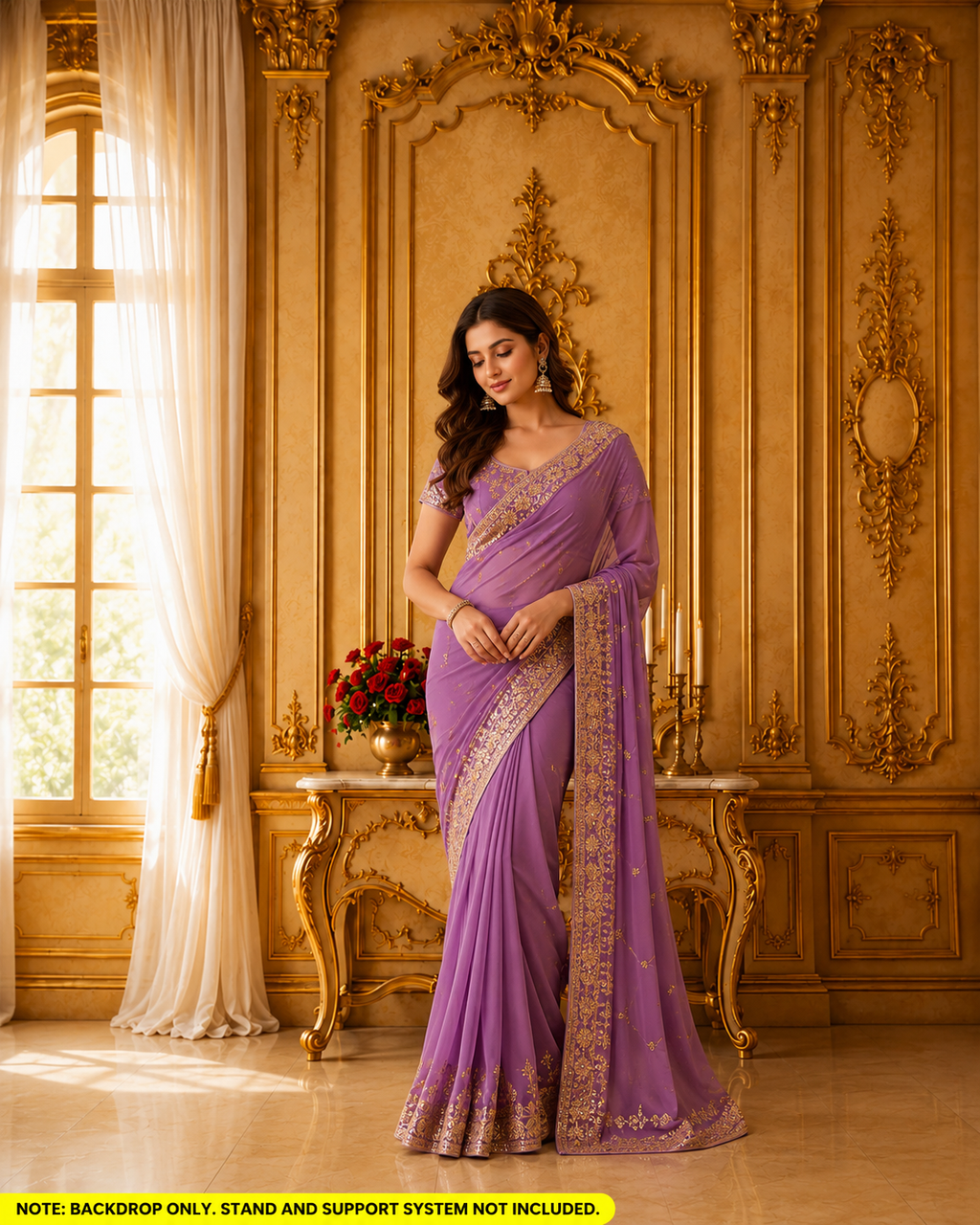 Luxury Golden Palace Backdrop