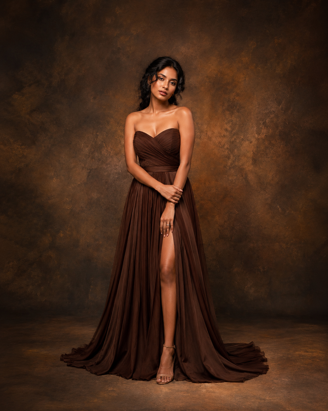 Rustic Ember Portrait Backdrop