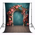Royal Floral Arch Maternity Backdrop