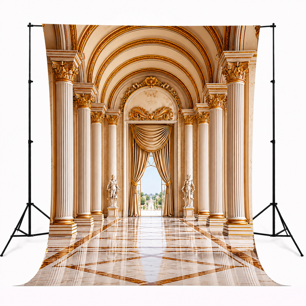 Royal Golden Palace Backdrop