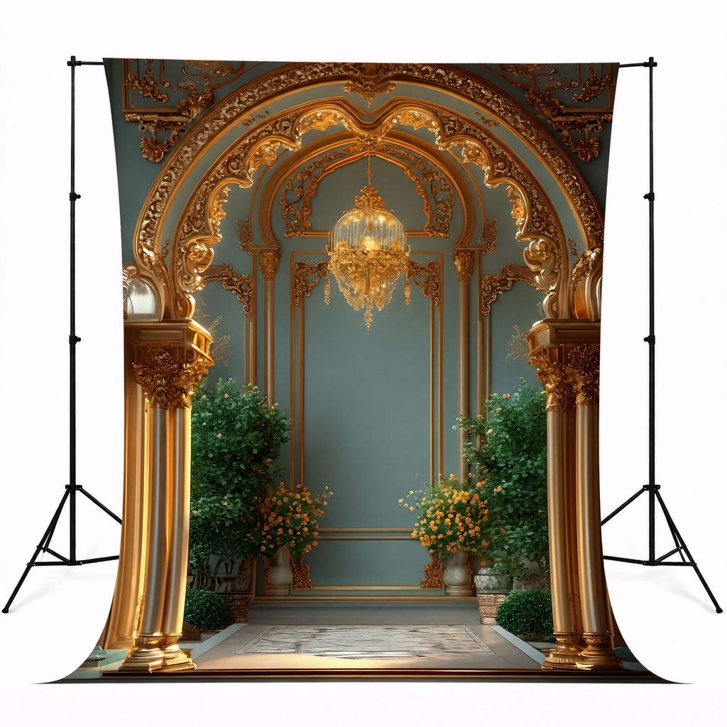 Royal Palace Archway Maternity Backdrop