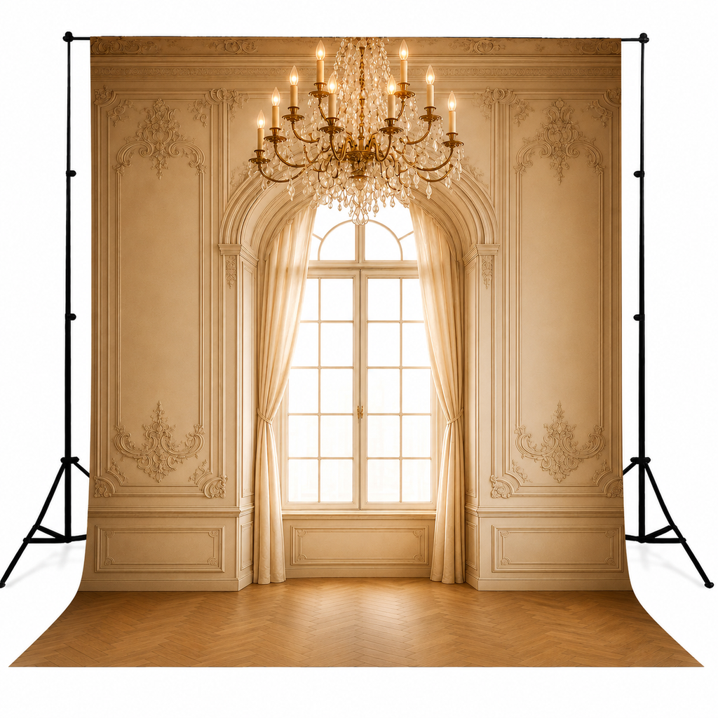 Royal Vintage Palace Window Backdrop