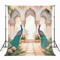 Royal Peacock Palace Arch Backdrop