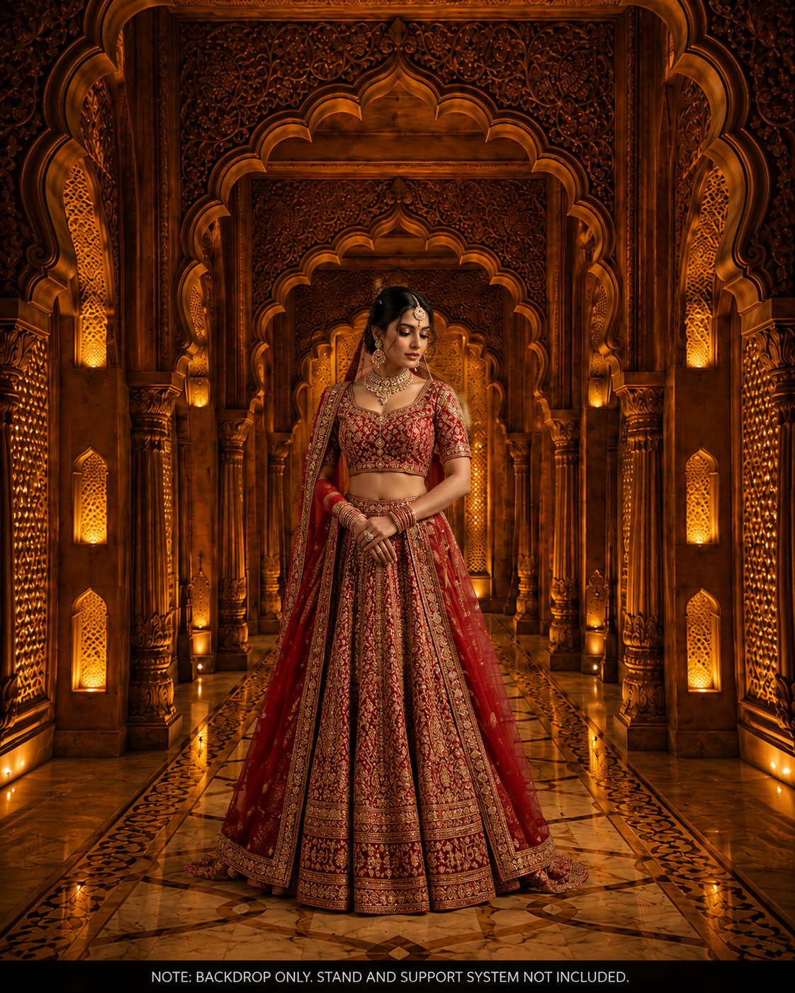 Royal Palace Corridor Backdrop