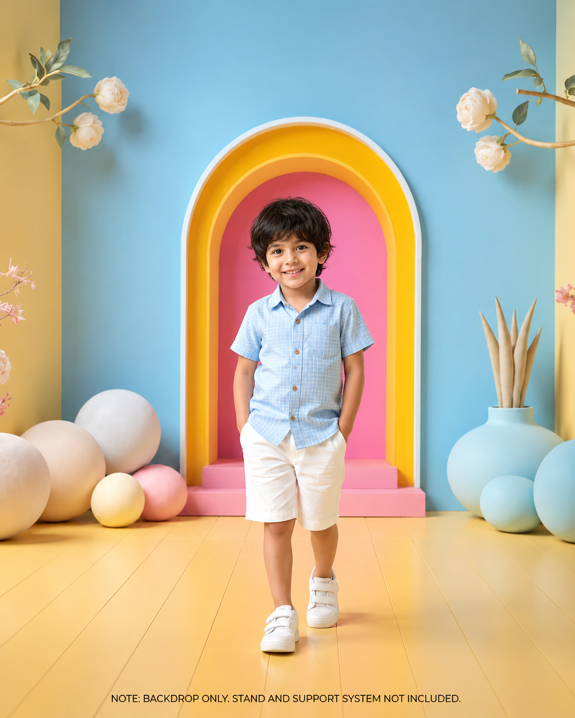 Candy Pastel Arch Studio Backdrop