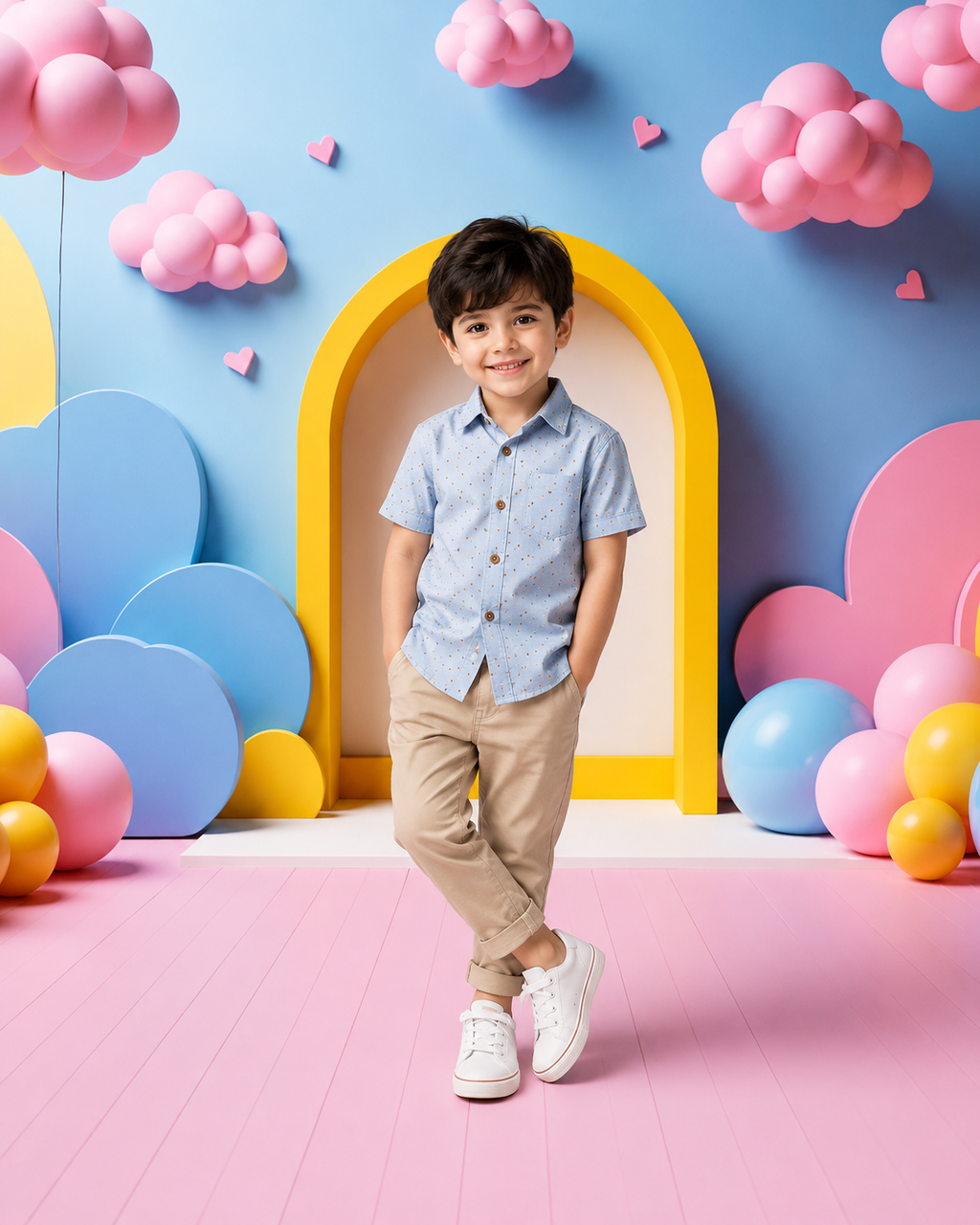 Candy Pastel Arch Backdrop