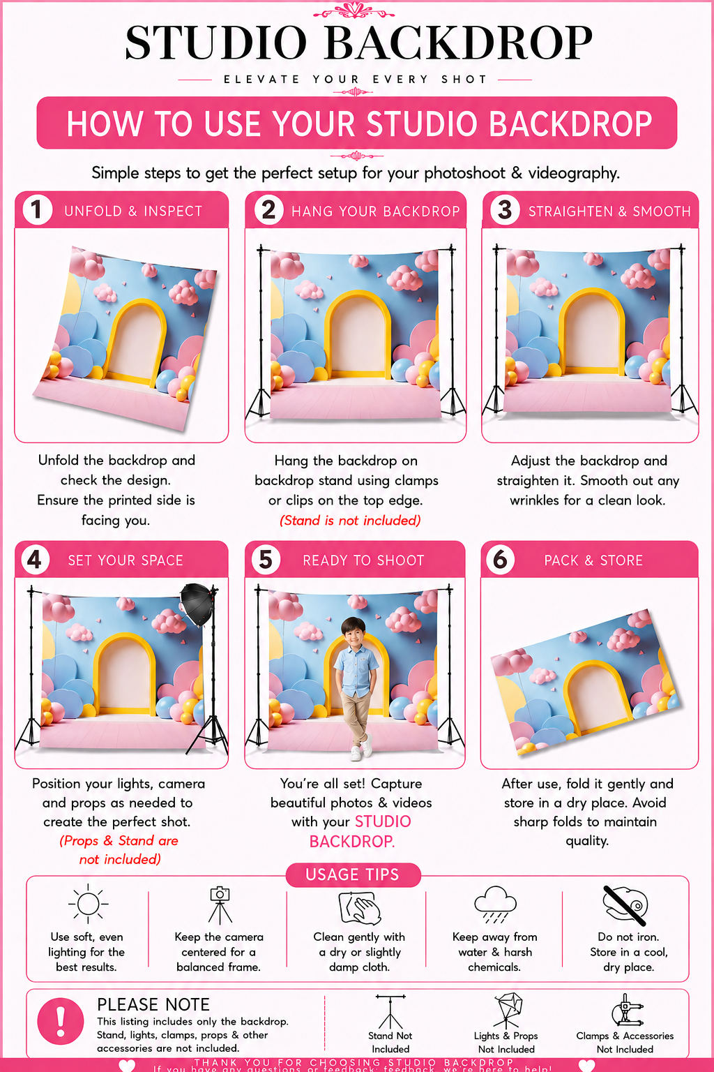 Candy Pastel Arch Backdrop