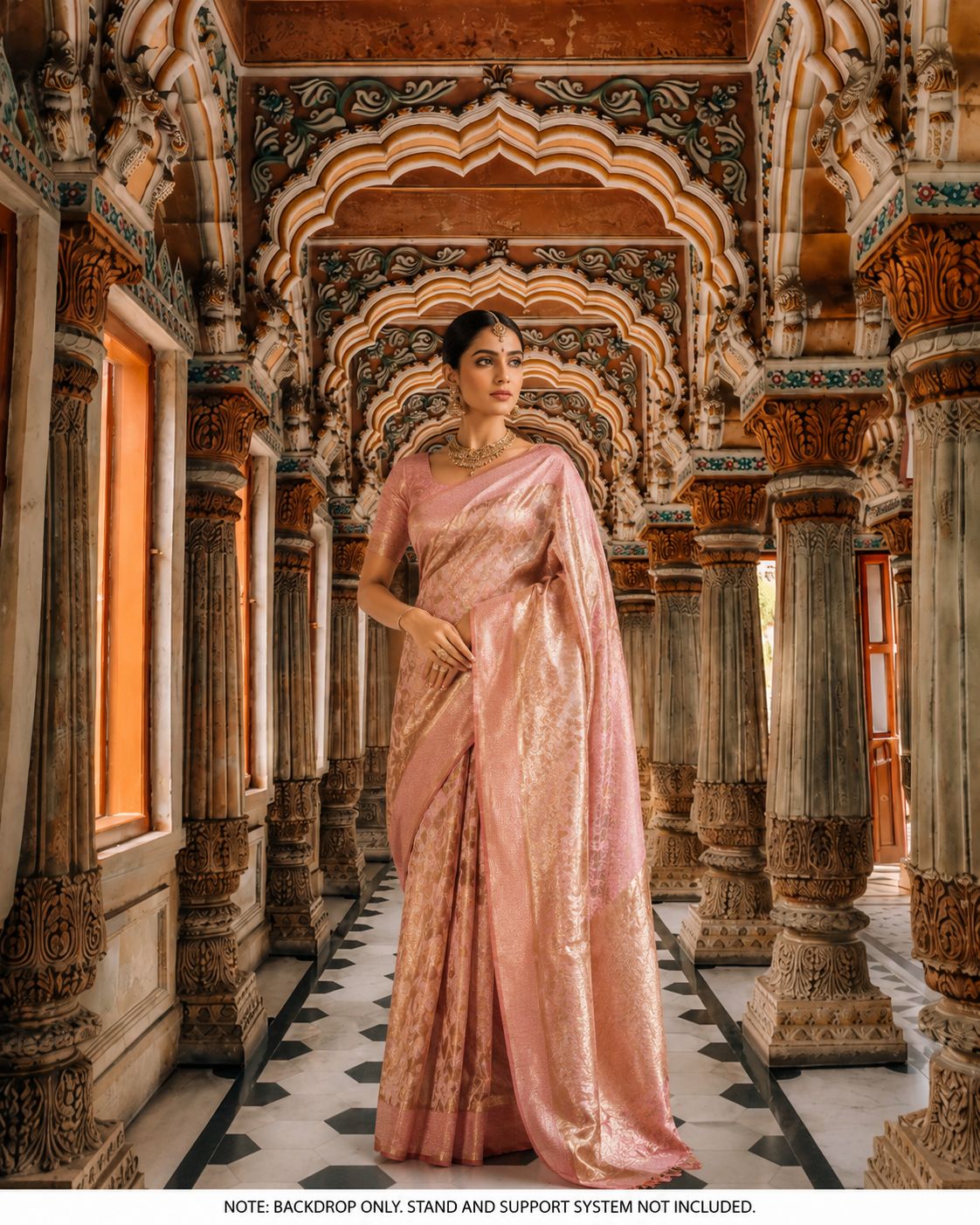Royal Heritage Corridor Architectural Backdrop