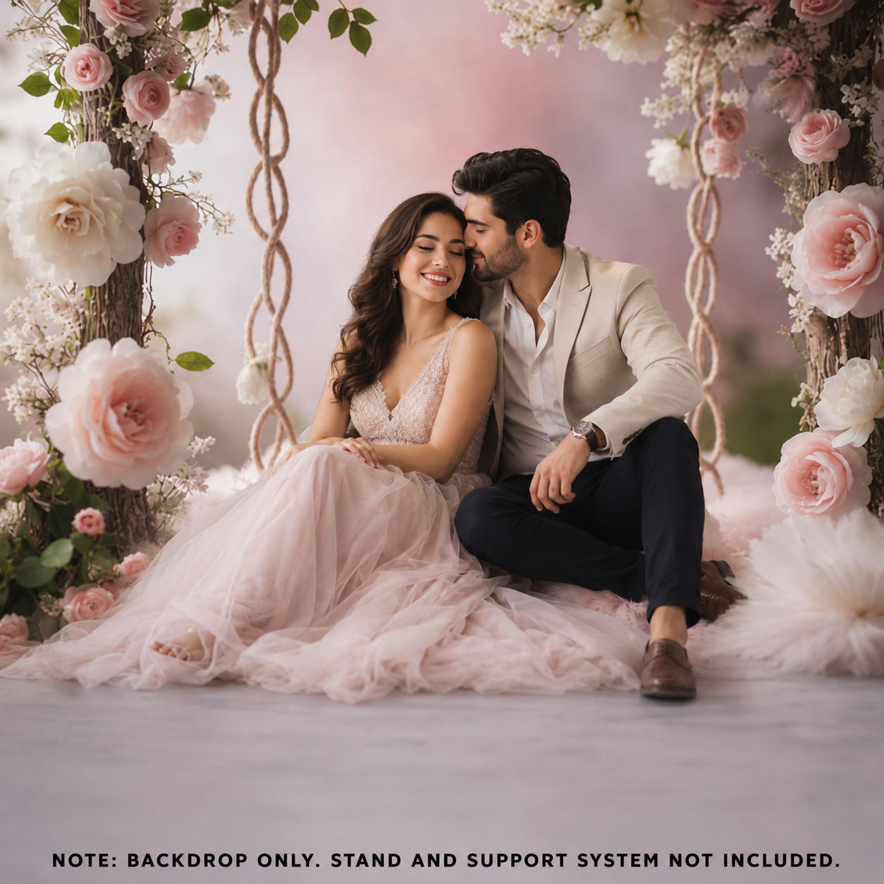 Dreamy Floral Swing Backdrop