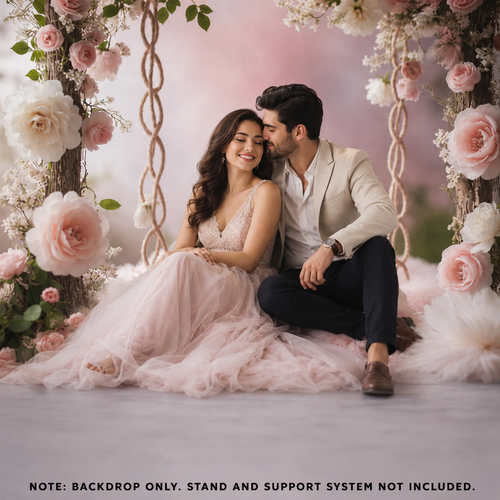 Dreamy Floral Swing Backdrop