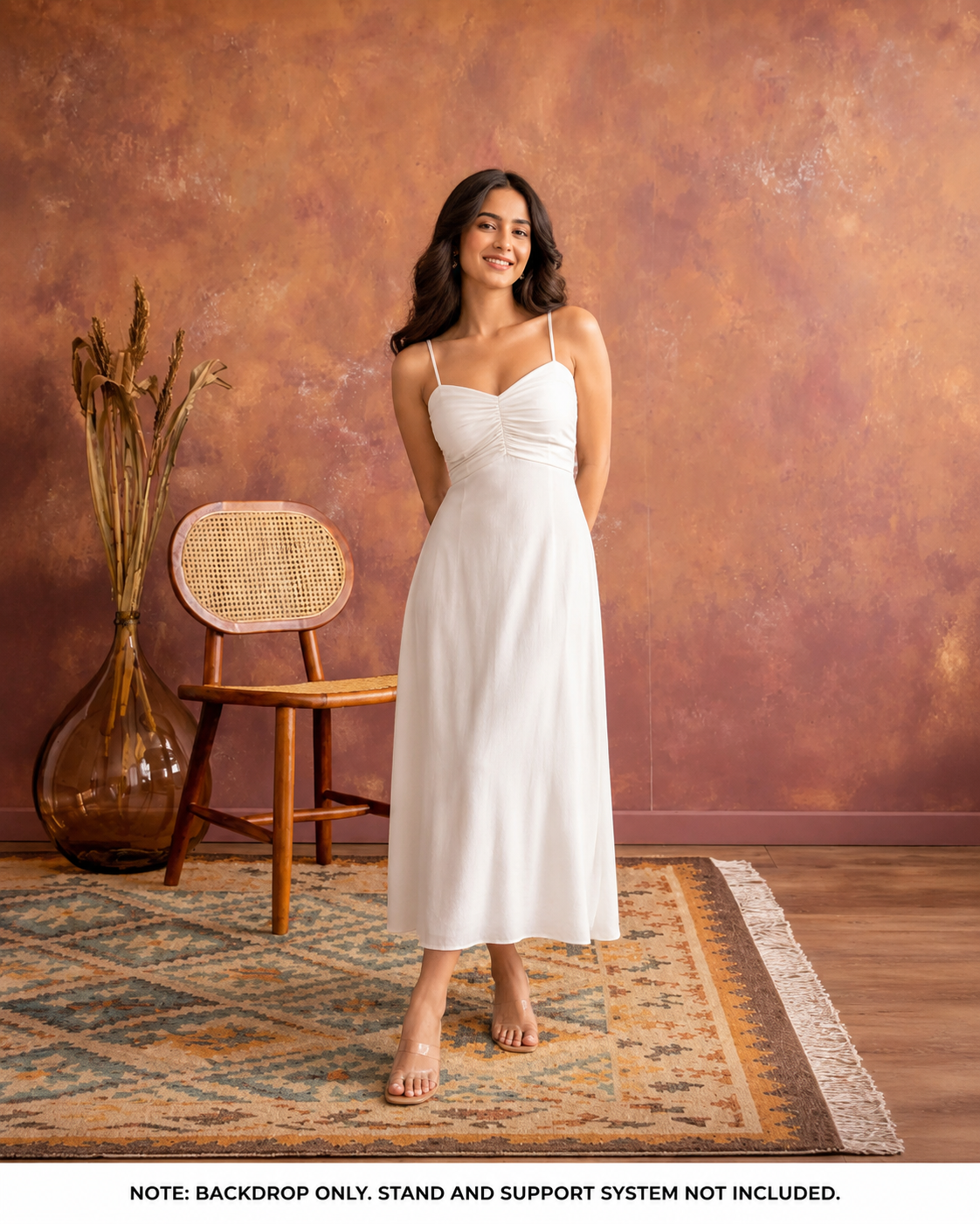 Warm Rustic Boho Studio Backdrop
