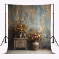 Elegant Vintage Flower Vase Backdrop