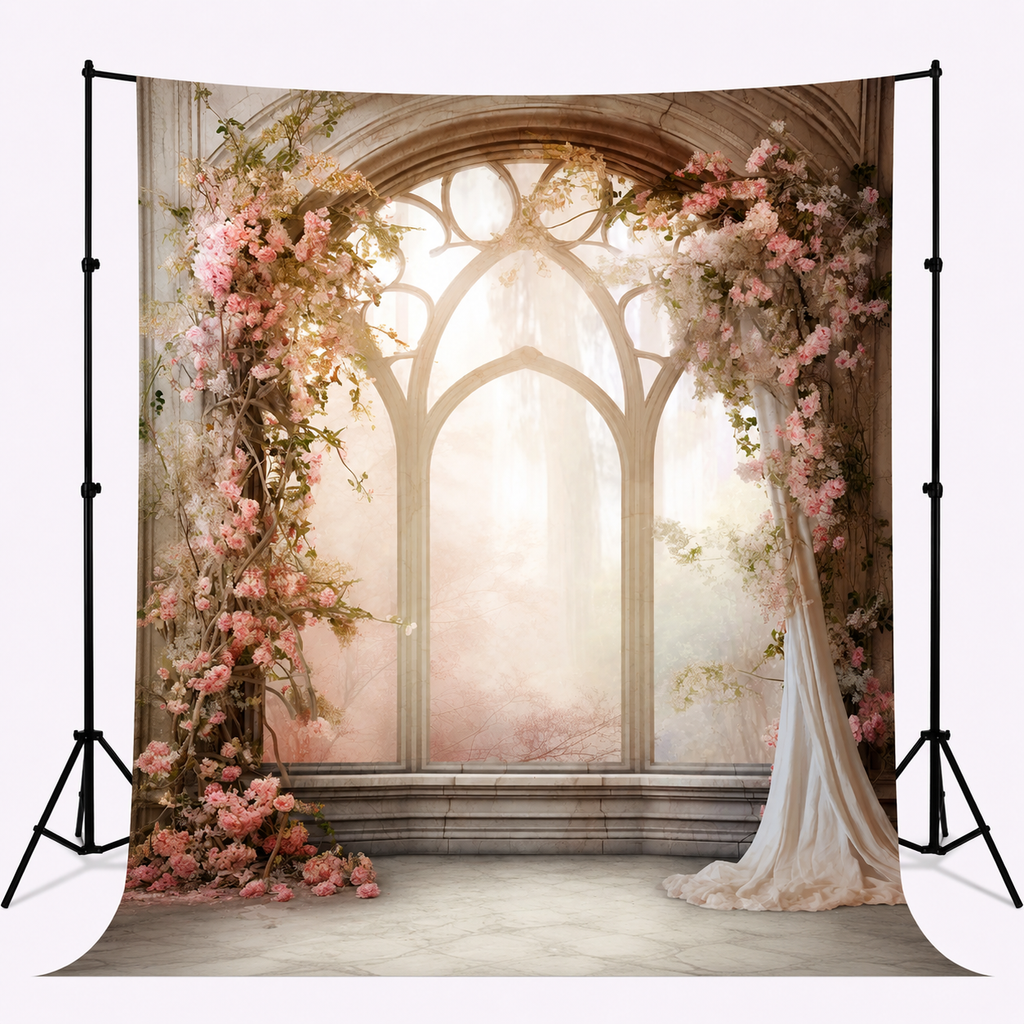 Romantic Blossom Arch Backdrop