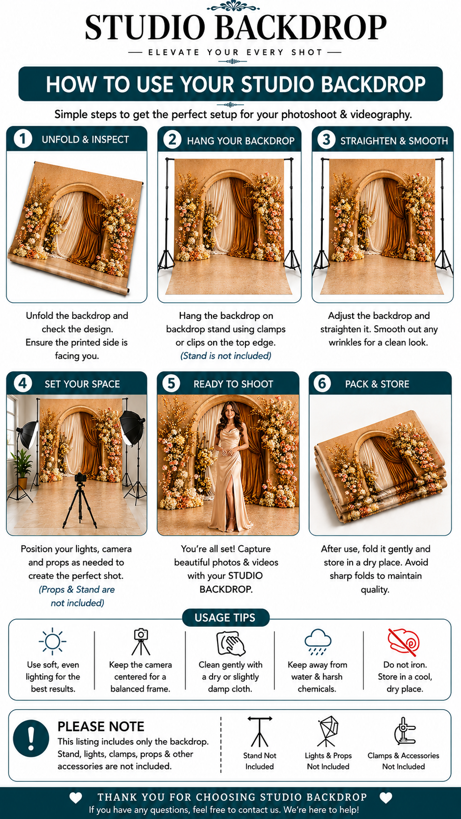 Luxury Floral Arch Wedding Backdrop Curtain Theme