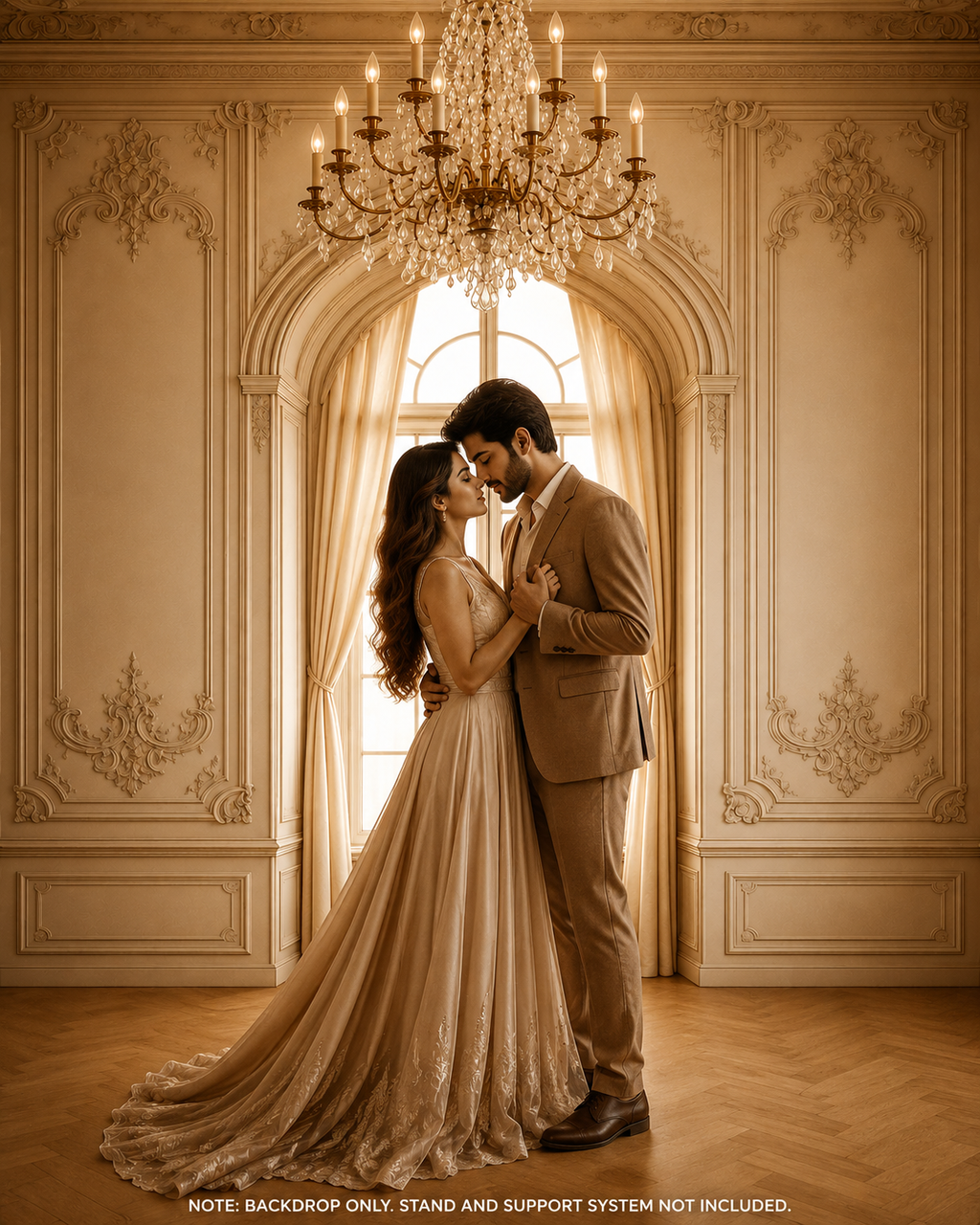 Royal Vintage Palace Window Backdrop