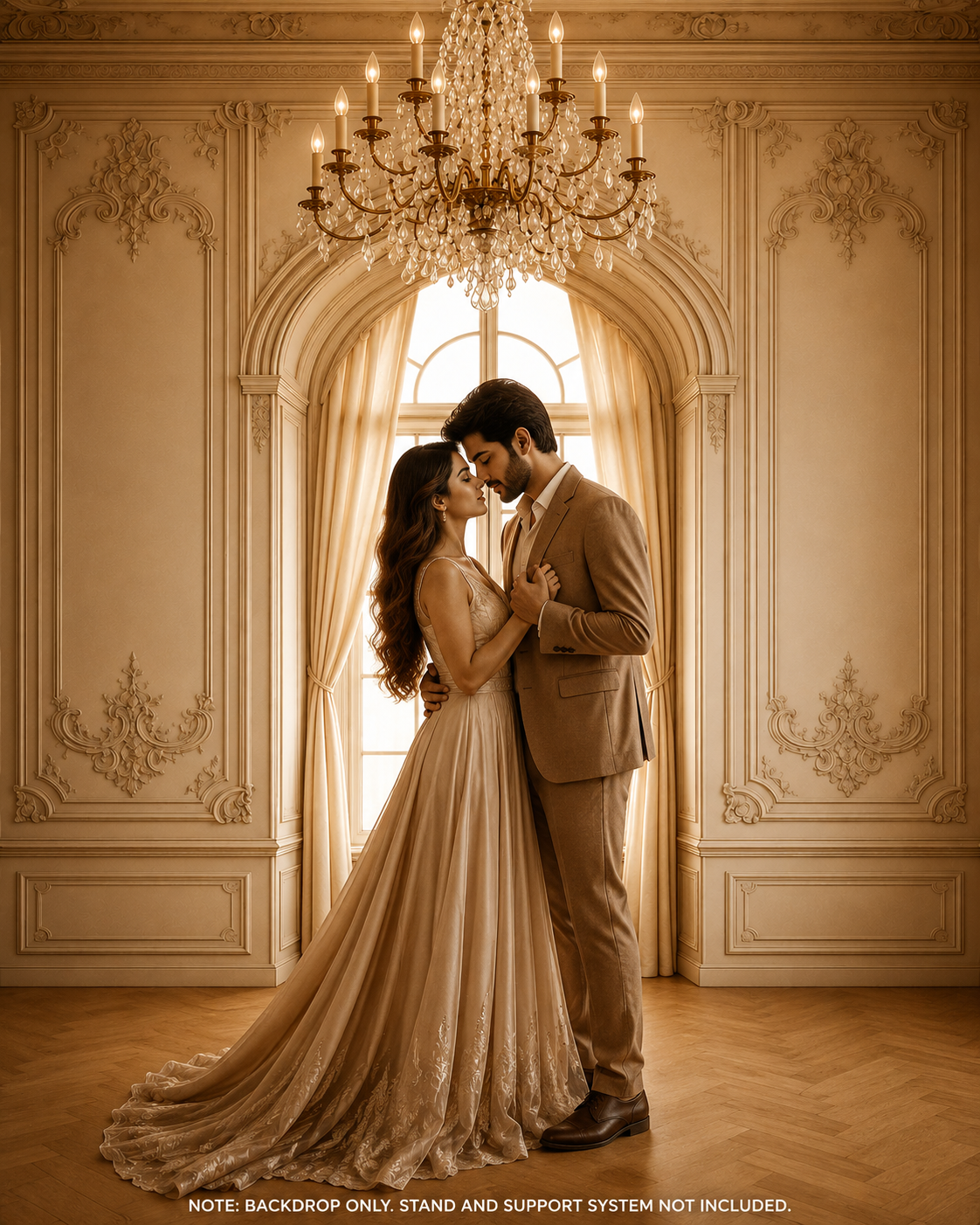 Royal Vintage Palace Window Backdrop