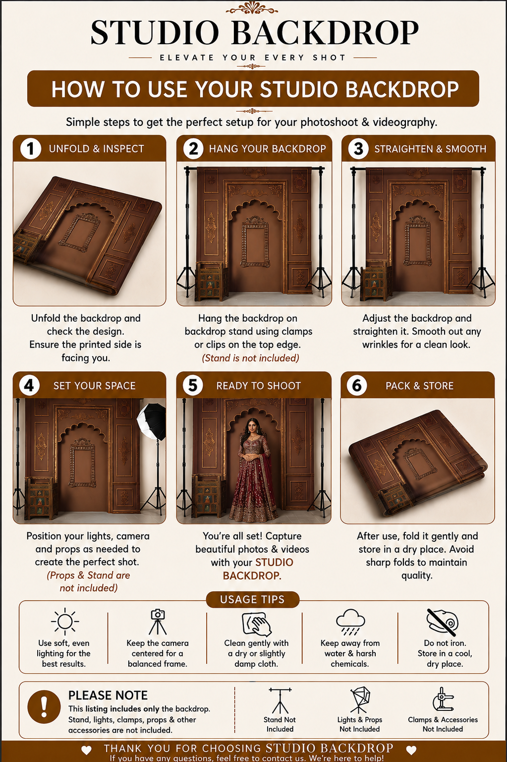 Antique Palace Wall Backdrop