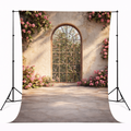 Floral Window Wall Backdrop