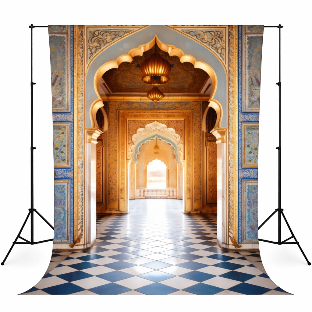 Royal Mughal Corridor Backdrop