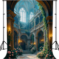 Vintage Palace Courtyard Backdrop