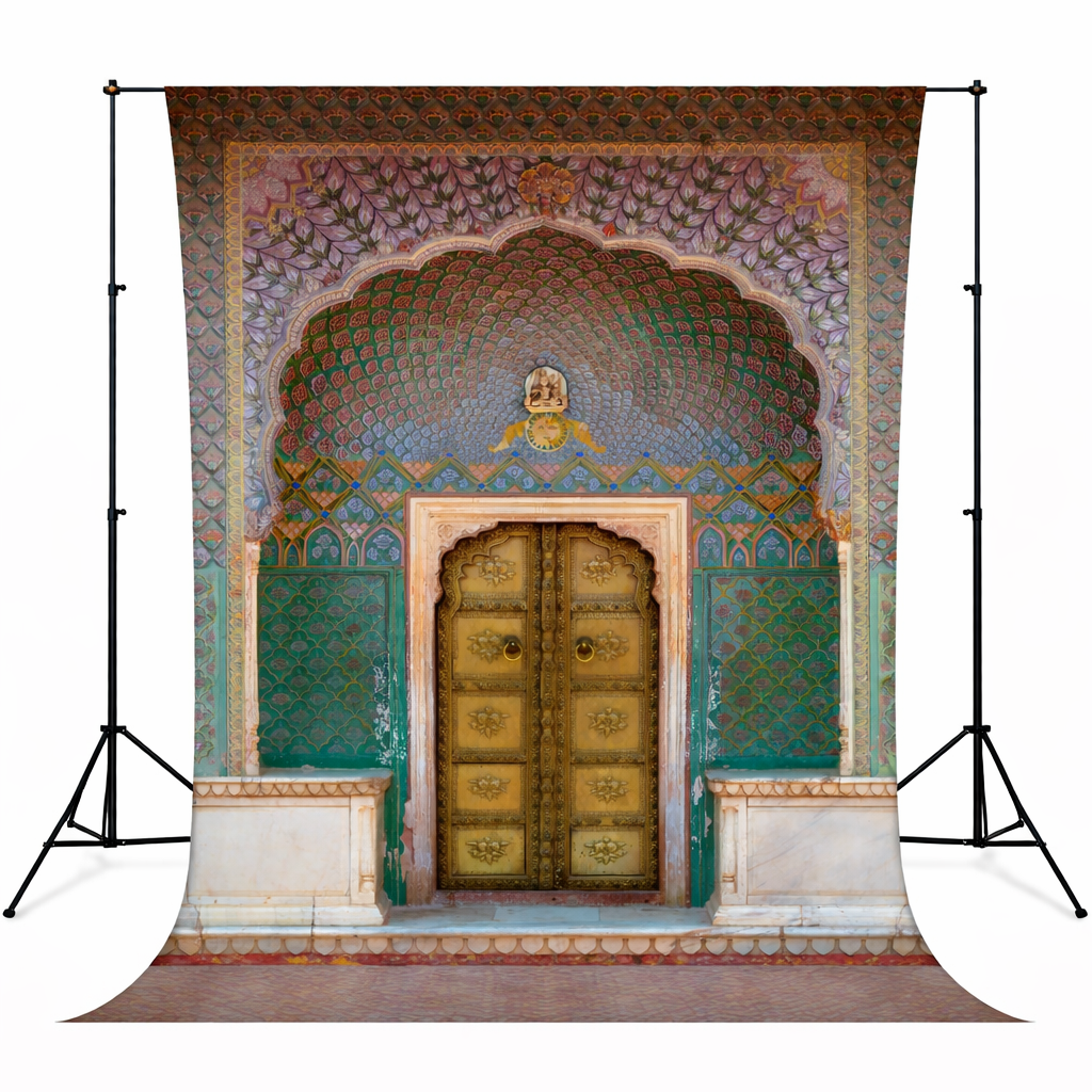 Royal Indian Palace Door Backdrop