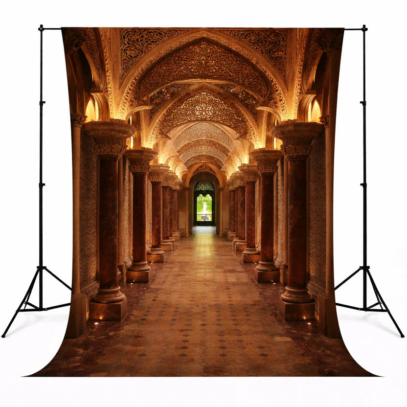 Golden Royal Archway Backdrop