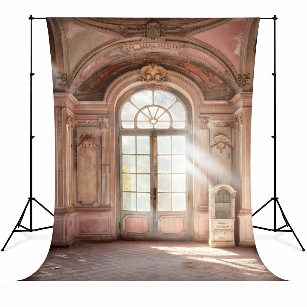 Vintage Pink French Room Backdrop