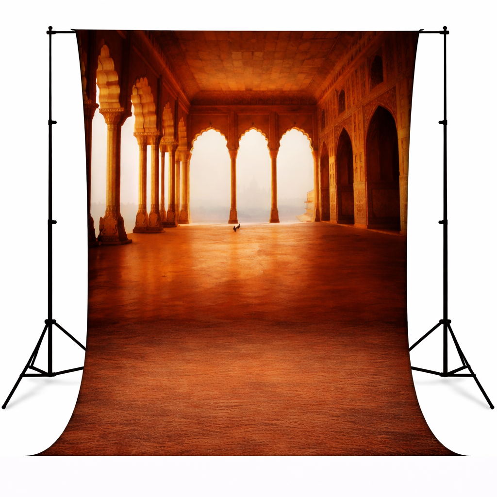 Golden Hour Palace Hall Backdrop