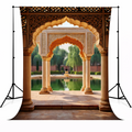 Mughal Garden Arch Reflection Backdrop
