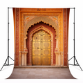 Regal Mughal Palace Door Backdrop