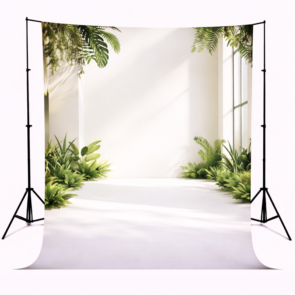 Minimal Indoor Garden Photography Backdrop