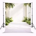 Minimal Indoor Garden Photography Backdrop