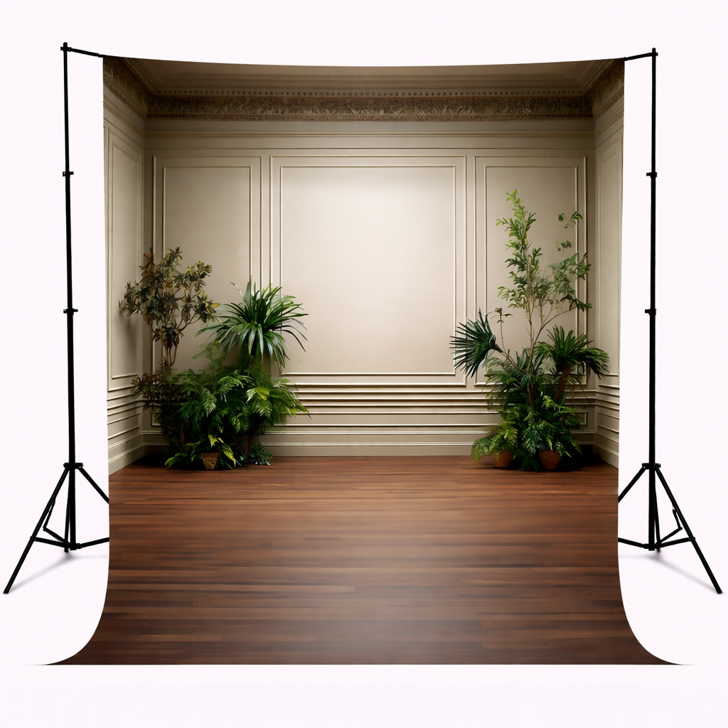Classic Interior Garden Studio Backdrop