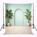 Tropical Mint Arch Studio Backdrop