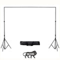 Heavy-Duty Photography Backdrop Stand Kit with Carry Case